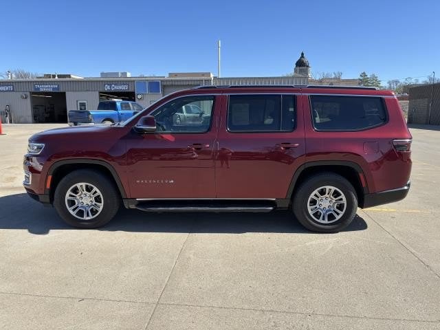 2022 Jeep Wagoneer Series I 4x4 in Velvet Red Pearlcoat — front three-quarter view