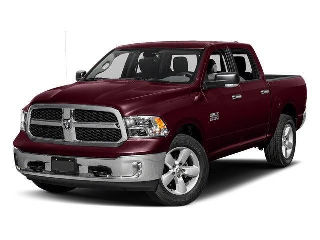 2017 RAM 1500 Big Horn Crew Cab 4x4 5'7' Box in Delmonico Red Pearlcoat — front three-quarter view