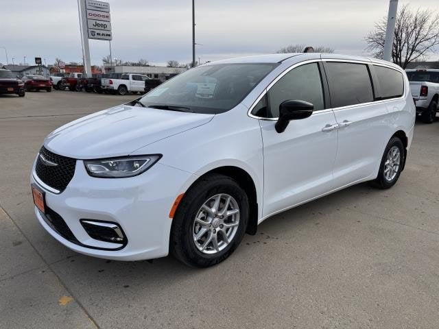 2026 Chrysler Pacifica PACIFICA SELECT in Bright White Clear-Coat Exterior Paint — front three-quarter view