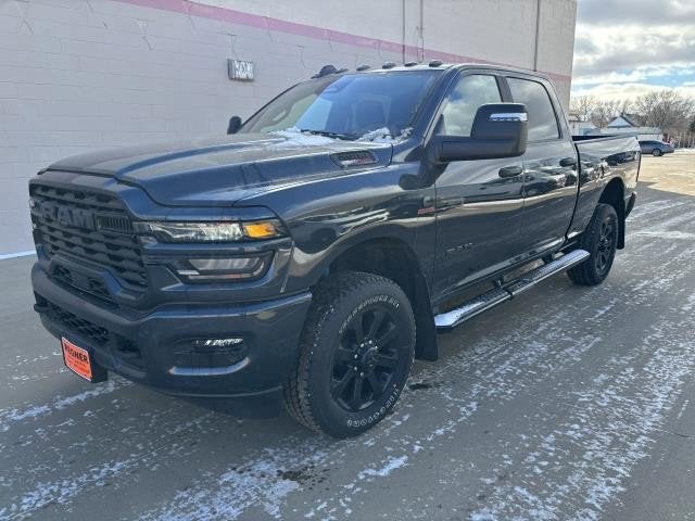 2026 RAM Ram 2500 RAM 2500 BIG HORN CREW CAB 4X4 6'4' BOX in Forged Blue Metallic Exterior Paint — front three-quarter view