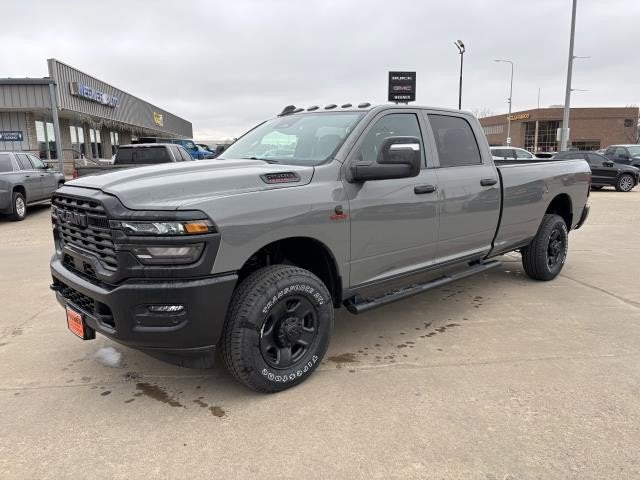 2026 RAM Ram 2500 RAM 2500 TRADESMAN CREW CAB 4X4 8' BOX in Ceramic Gray Clear-Coat Exterior Paint — front three-quarter view